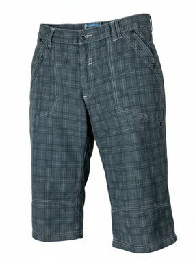 Point Zero Utility Shorts Size 36 x 16.5 Gray Plaid Cotton Pockets Casual